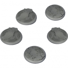 Accessory Set - Set de 5 bases rondes 40mm scenic - Don't Panic Games