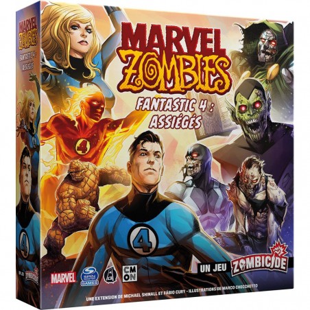 Les 4 Fantastiques : Assiégés - Marvel Zombies - Jeu de Société - Cmon