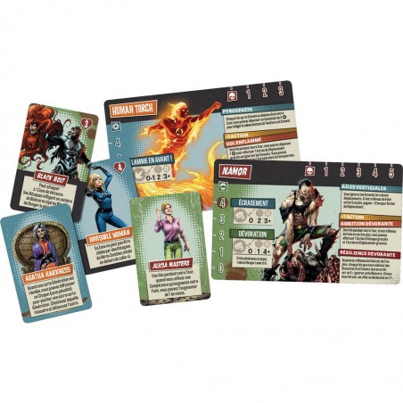 Les 4 Fantastiques : Assiégés - Marvel Zombies - Jeu de Société - Cmon