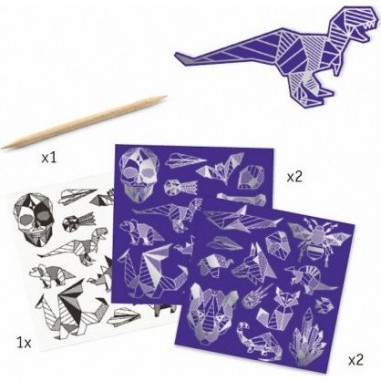 Cartes à gratter stickers "Iron"