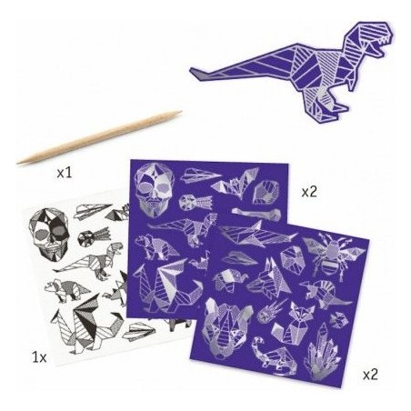 Cartes à gratter stickers "Iron"