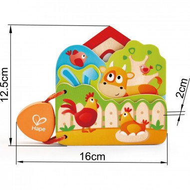Livre en bois Ferme - Hape Toys