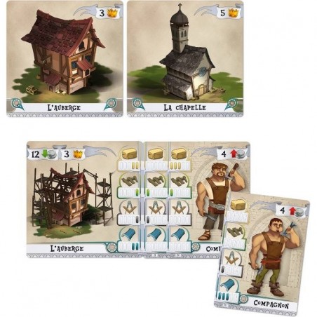 Les Bâtisseurs : Moyen-Âge - Jeux de société - Bombyx