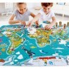 Puzzle et jeu 2 en 1 "Tour du Monde" - Hape Toys