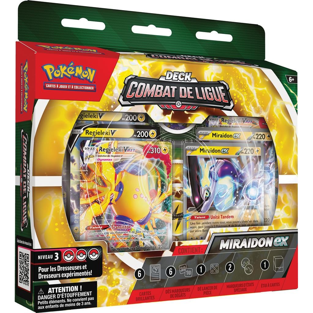 Pokémon Jcc : Deck Combat de Ligue Miraidon‑ex