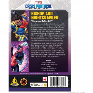 Marvel Crisis Protocol: Bishop & Nightcrawler - Jeux de figurines - Atomic Mass Games
