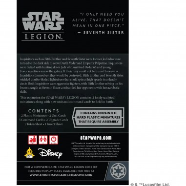 Star Wars : Légion - 5e Frère & 7e Sœur - Extension Agent - Jeux de société - Atomic Mass Games