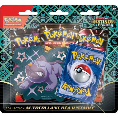 EV045 : Pack autocollant réajustable - 3b. - Pokémon