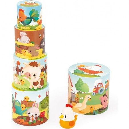 Ma 1ère pyramide - poule - Janod