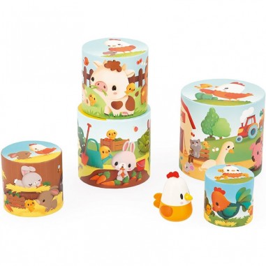 Ma 1ère pyramide - poule - Janod