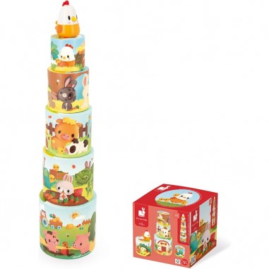 Ma 1ère pyramide - poule - Janod