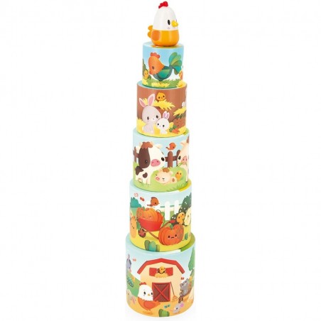 Ma 1ère pyramide - poule - Janod