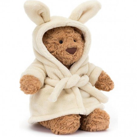 Peluche Bartholomew Ours - Robe de chambre - Jellycat