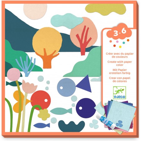 Créer avec du papier : Les petits papiers - Djeco