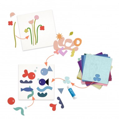 Créer avec du papier : Les petits papiers - Djeco