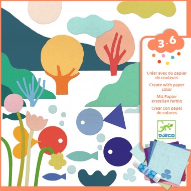Créer avec du papier : Les petits papiers - Djeco