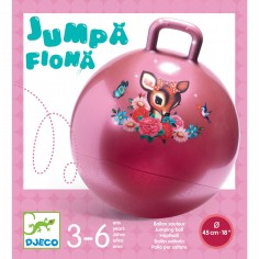 Ballon sauteur rose - Jumpa Fiona - Jeu d'adresse - Djeco 2