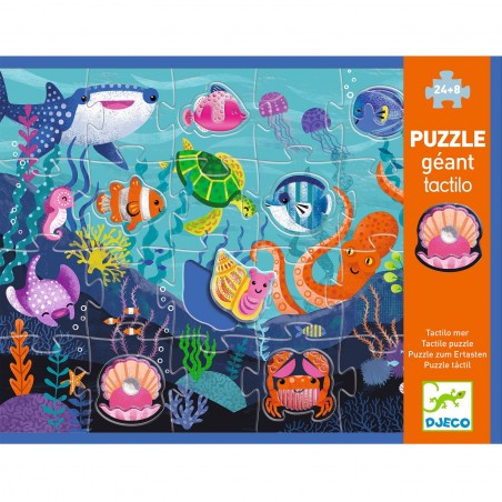 Puzzle géant Tactilo mer - Djeco