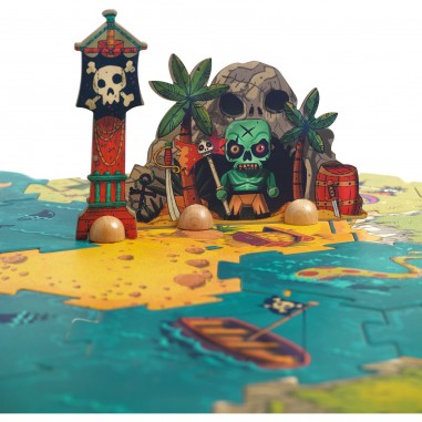 Puzzle Géant - Champ de Bataille Figurine Arty Toys Djeco - 30 pièces