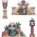 Puzzle Géant - Champ de Bataille Figurine Arty Toys - 30 pièces - Djeco