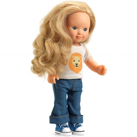 Tenue Ivory - Pantalon Jean Tee Shirt - Poupée Pomea Djeco
