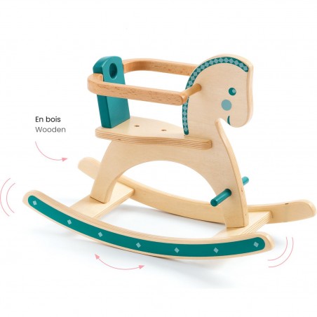 Cheval à bascule - Poupée Pomea - Accessoires Pomea - Djeco