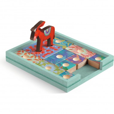 Âne rouge - Jeu de logique solo - Sologic - Djeco