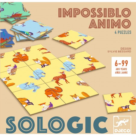 Impossiblo - Animo - Jeu de logique solo - Sologic - Djeco