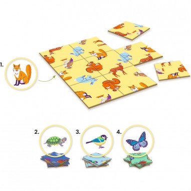 Impossiblo - Animo - Jeu de logique solo - Sologic - Djeco