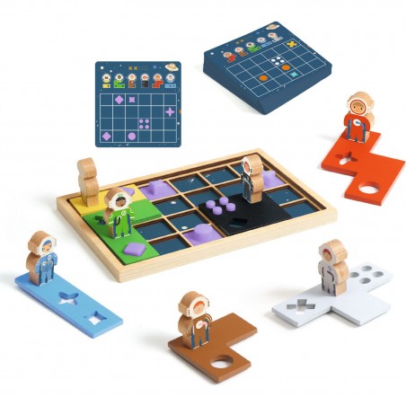 Space Orbit - Jeu de logique solo - Sologic - Djeco