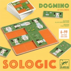 Dogmino - Jeu de logique solo - Sologic - Djeco