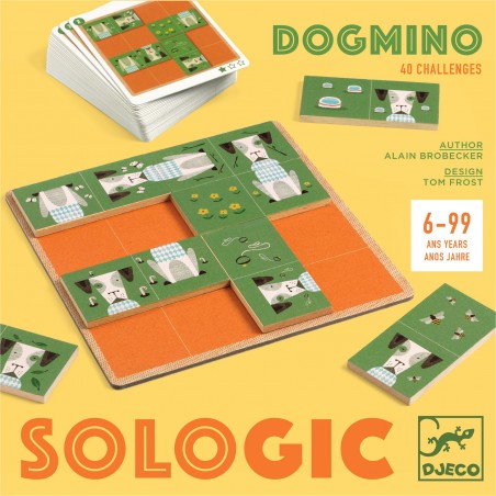 Dogmino - Jeu de logique solo - Sologic - Djeco