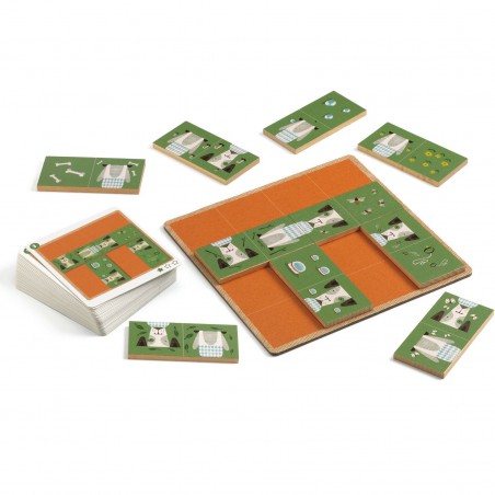 Dogmino - Jeu de logique solo - Sologic - Djeco