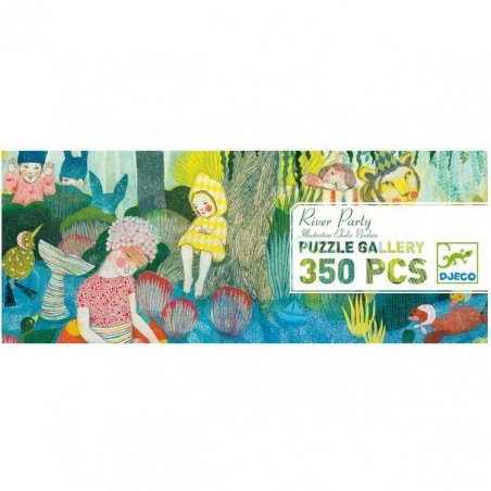 Puzzle Gallery 350 pcs River Party - Un jeu - Djeco