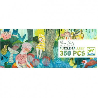 Puzzle Gallery 350 pcs River Party - Un jeu - Djeco