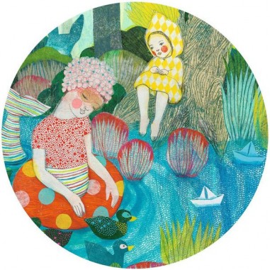 Puzzle Gallery 350 pcs River Party - Un jeu - Djeco