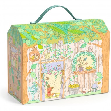 Maison des bois de Sylvia & fox - Figurine Tinyly - Djeco