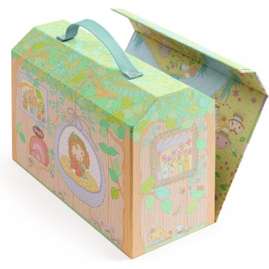 Maison des bois de Sylvia & fox - Figurine Tinyly - Djeco