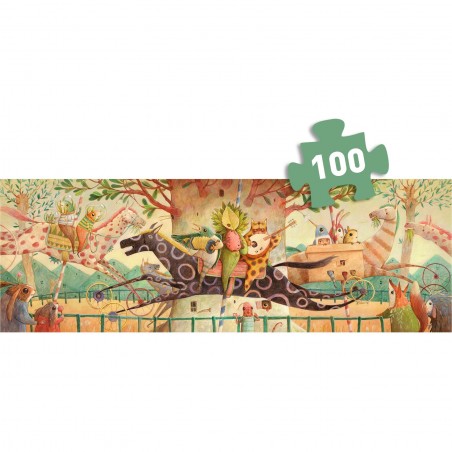 Puzzle gallery Wonderful ride - 100 pièces - Djeco