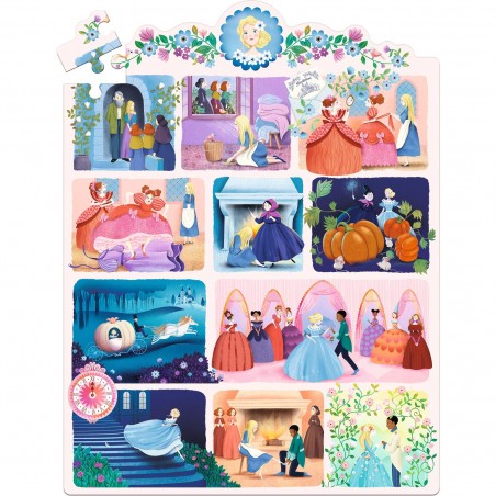 Puzzle histoire Cendrillon - 54 pcs - Story Puzzle - Djeco