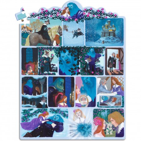 Puzzle histoire La Belle et la Bête -100 pcs - Story Puzzle - Djeco