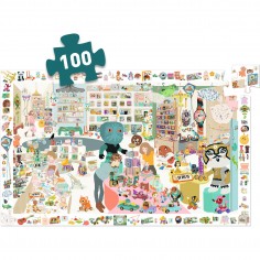 Puzzle observation La petite boutique -100 pièces - Djeco