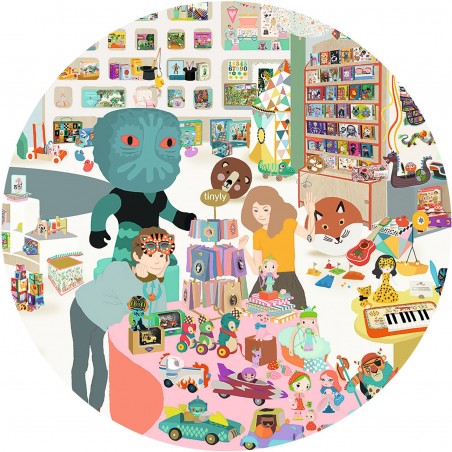 Puzzle observation La petite boutique -100 pièces - Djeco