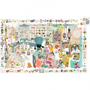 Puzzle observation La petite boutique -100 pièces - Djeco