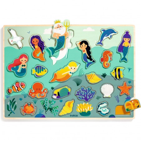 Puzzlo Sea - Puzzle bébé Puzzlos - Djeco