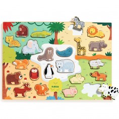 Puzzlo Animo - Puzzle bébé Animaux - Djeco