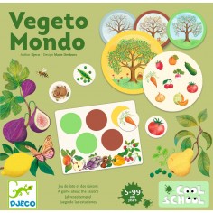 Vegeto Mondo - Jeu Fruits et Légumes de saison - Cool School - Djeco