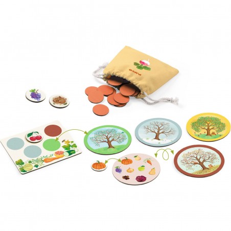 Vegeto Mondo - Jeu Fruits et Légumes de saison - Cool School - Djeco