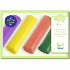 4 rouleaux de pâte à modeler, Nature - Les couleurs des petits - Djeco