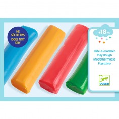 4 rouleaux de pâte à modeler, Classique - Les couleurs des petits - Djeco 2